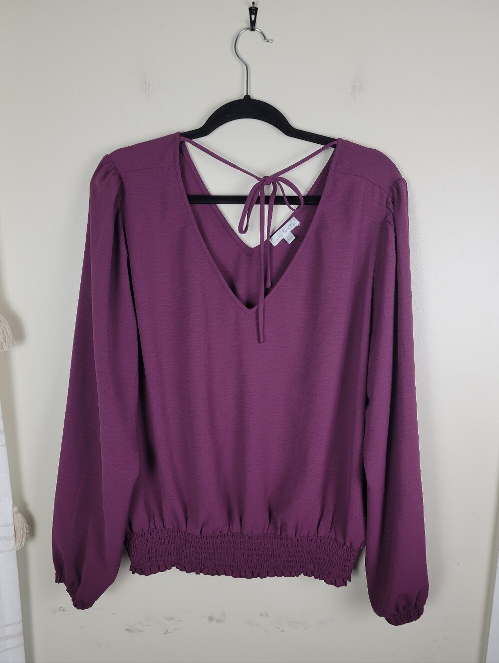 🎈nine britton Purple Long Sleeve Top